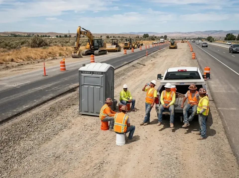highway-road-construction-crew-007 — frequently asked questions, Porta Potty and Restroom Rentals in Eagle Mountain, UT